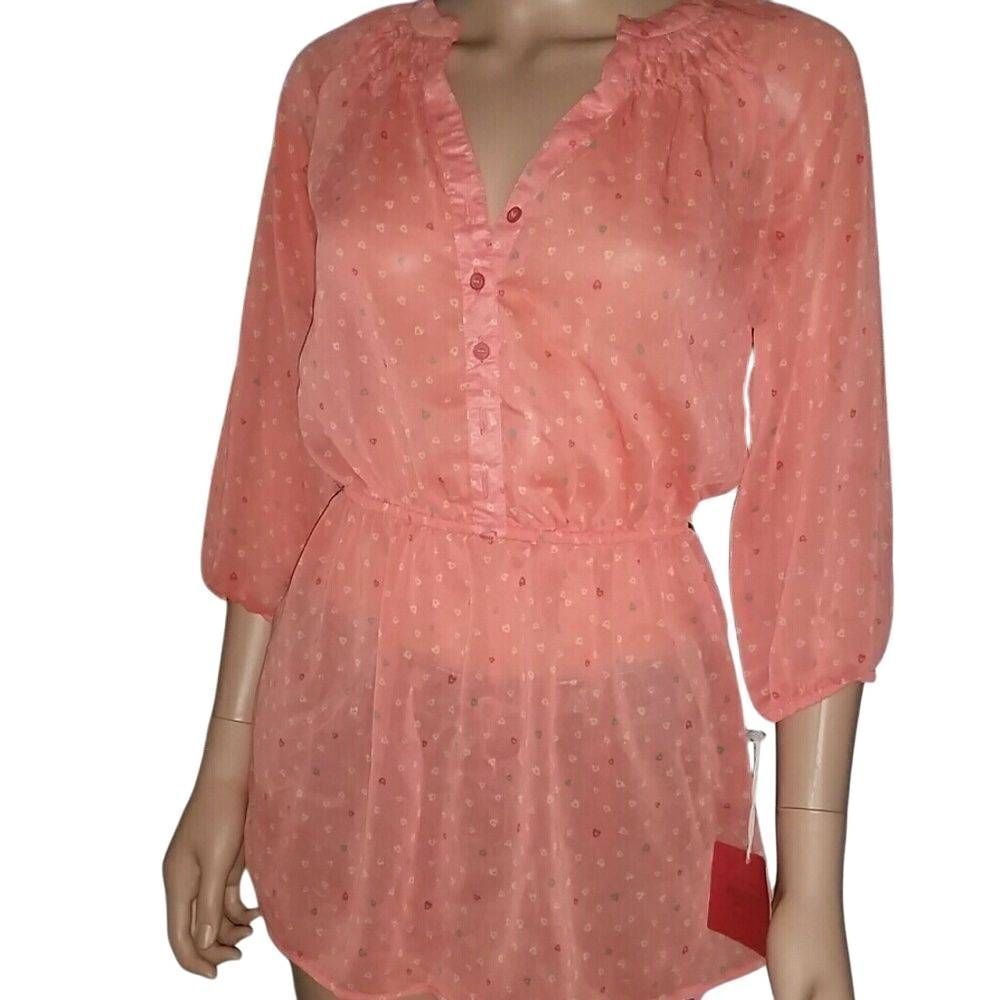 NWT Mossimo peach blouse S
